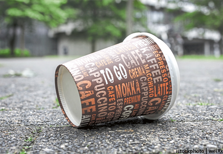 Plastik to go Becher